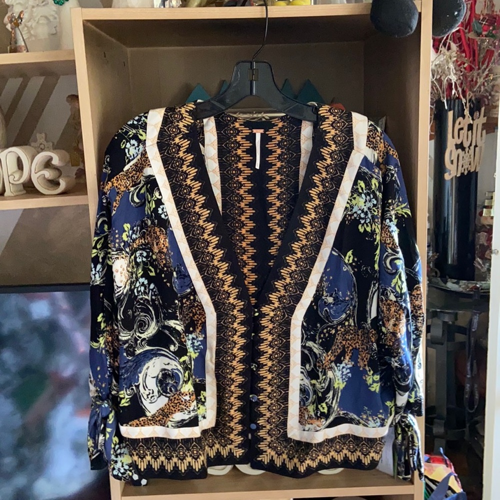 FP COLORFUL Beautiful crop top 3/4 BLOUSE